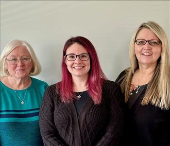 3 women Servpro Office personnel
